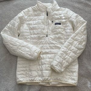 Patagonia womens nano puff white jacket
